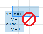 Figure 2: Wrong selection method for pasting an expression into forum.