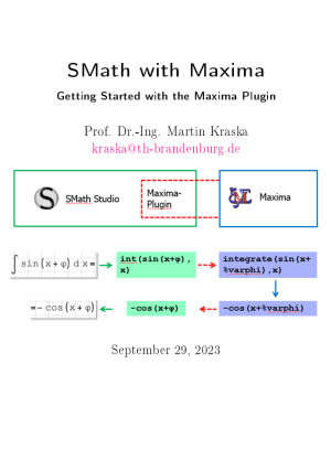 Getting Started with the Maxima Plugin